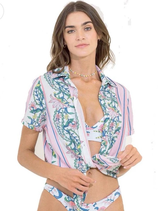 Maaji Tops - JUNIPER BERRY SIENNA SHIRT BY MAAJI